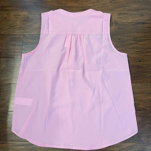 NWT J.Crew Sleeveless Pink Blouse Size S - Picture 5 of 6